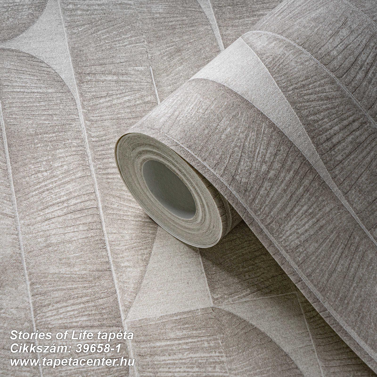 Geometriai mintás,természeti mintás,textil hatású,szürke,lemosható,vlies tapéta 
